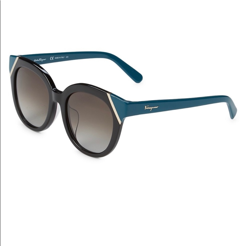 Salvatore Ferragamo 53MM round sunglasses